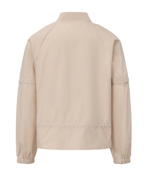 E.PARCA(イパルカ)の「フローレンス ウィンドジャケット(ナイロンジャケット・レディース・ベージュ・MEDIUM/LARGE/SMALL)」の9枚目の写真
