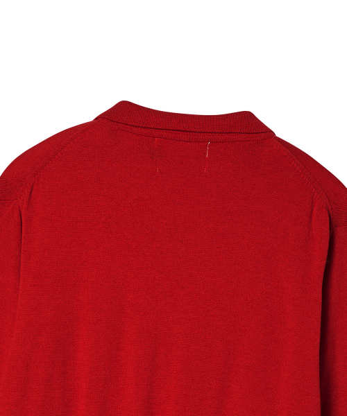 Beyond Closet（-）の「[COLLECTION LINE] ファインウールフィットカラーニットレッド（ニット/セーター・メンズ・その他・MEDIUM/LARGE）」の5枚目の写真