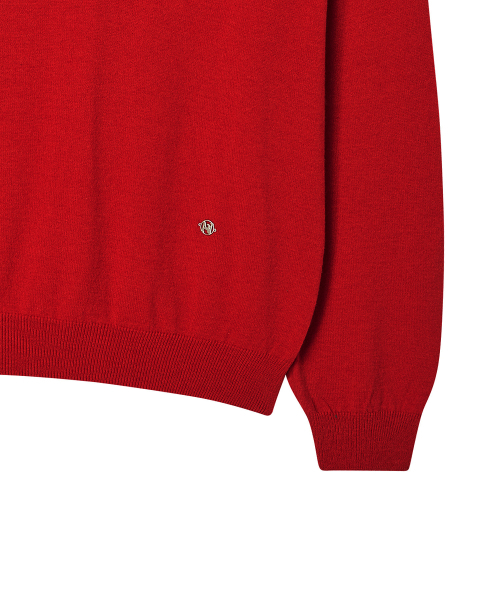 Beyond Closet（-）の「[COLLECTION LINE] ファインウールフィットカラーニットレッド（ニット/セーター・メンズ・その他・MEDIUM/LARGE）」の6枚目の写真