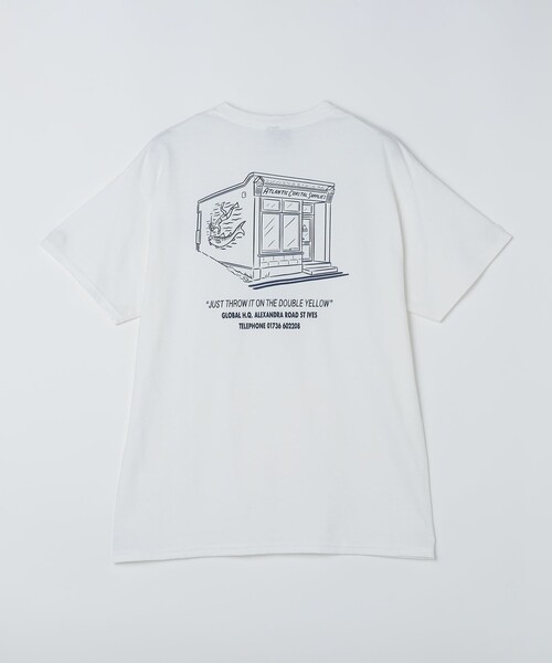 SHIPS（シップス）の「Atlantic Coastal Supplies: GLOBAL HQ TEE SHORT SLEEVE（Tシャツ/カットソー・メンズ・ホワイト・LARGE/MEDIUM/X-LARGE）」の2枚目の写真