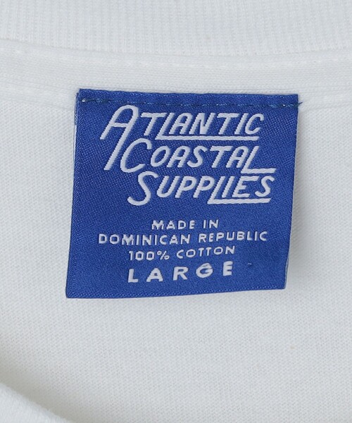 SHIPS（シップス）の「Atlantic Coastal Supplies: GLOBAL HQ TEE SHORT SLEEVE（Tシャツ/カットソー・メンズ・ホワイト・LARGE/MEDIUM/X-LARGE）」の4枚目の写真