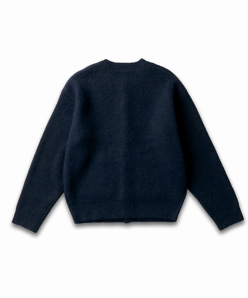 VELNUS（ベルナス）の「【VELNUS】Wool-Blend Short Crew Neck Cardigan/ウールミックスショートクルーネックカーディガン（カーディガン/ボレロ・メンズ・ブラック/ネイビー/グレー・S/M/L）」の10枚目の写真