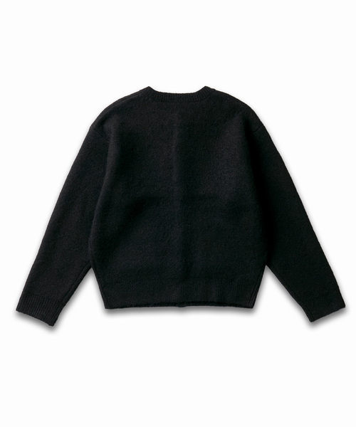 VELNUS（ベルナス）の「【VELNUS】Wool-Blend Short Crew Neck Cardigan/ウールミックスショートクルーネックカーディガン（カーディガン/ボレロ・メンズ・ブラック/ネイビー/グレー・S/M/L）」の4枚目の写真