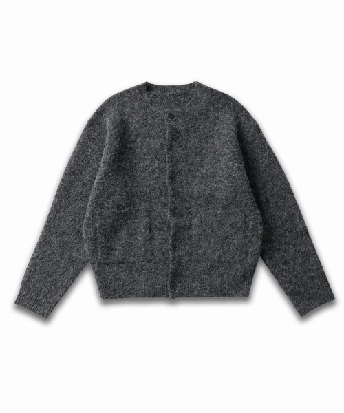 VELNUS（ベルナス）の「【VELNUS】Wool-Blend Short Crew Neck Cardigan/ウールミックスショートクルーネックカーディガン（カーディガン/ボレロ・メンズ・ブラック/ネイビー/グレー・S/M/L）」の6枚目の写真