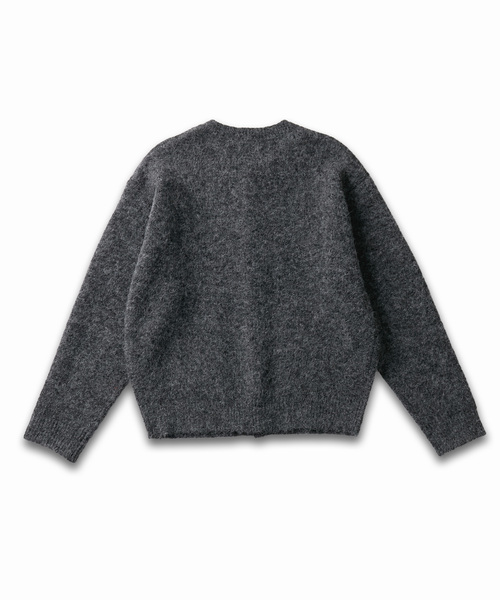 VELNUS（ベルナス）の「【VELNUS】Wool-Blend Short Crew Neck Cardigan/ウールミックスショートクルーネックカーディガン（カーディガン/ボレロ・メンズ・ブラック/ネイビー/グレー・S/M/L）」の7枚目の写真