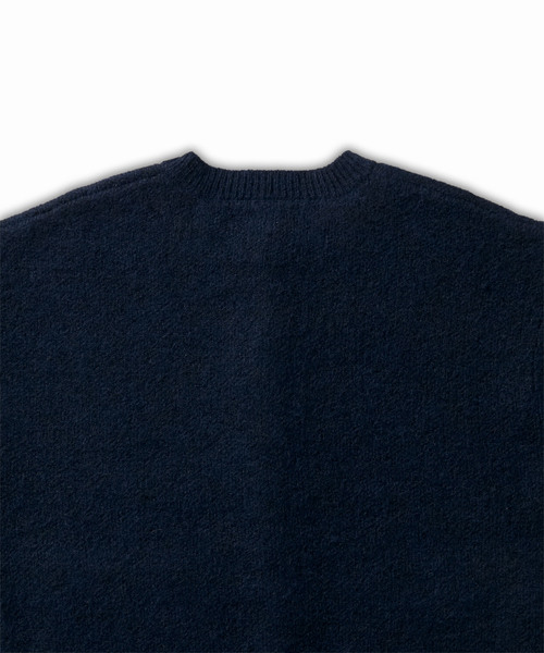 VELNUS（ベルナス）の「【VELNUS】Wool-Blend Short Crew Neck Cardigan/ウールミックスショートクルーネックカーディガン（カーディガン/ボレロ・メンズ・ブラック/ネイビー/グレー・S/M/L）」の13枚目の写真