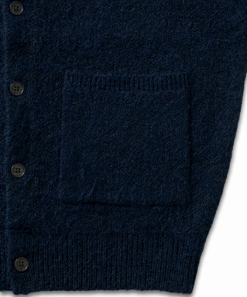 VELNUS（ベルナス）の「【VELNUS】Wool-Blend Short Crew Neck Cardigan/ウールミックスショートクルーネックカーディガン（カーディガン/ボレロ・メンズ・ブラック/ネイビー/グレー・S/M/L）」の16枚目の写真