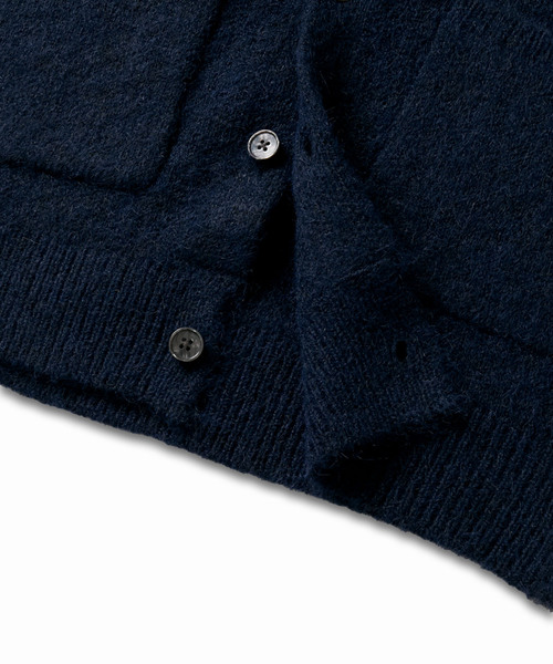 VELNUS（ベルナス）の「【VELNUS】Wool-Blend Short Crew Neck Cardigan/ウールミックスショートクルーネックカーディガン（カーディガン/ボレロ・メンズ・ブラック/ネイビー/グレー・S/M/L）」の17枚目の写真