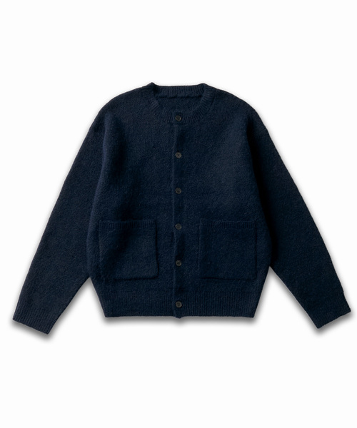 VELNUS（ベルナス）の「【VELNUS】Wool-Blend Short Crew Neck Cardigan/ウールミックスショートクルーネックカーディガン（カーディガン/ボレロ・メンズ・ブラック/ネイビー/グレー・S/M/L）」の9枚目の写真