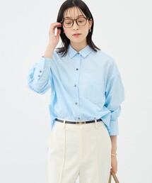 ウォッシャブルTCブロードオーバーシャツ