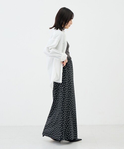 NOLLEY’S Sophi(ノーリーズソフィ)の「ウォッシャブルTCブロードオーバーシャツ(シャツ/ブラウス・レディース・イエロー/サックスブルー/ホワイト・36/38)」の8枚目の写真