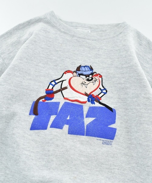 USED】90's TULTEX “Looney Tune/TAZ” キャラクター スウェット
