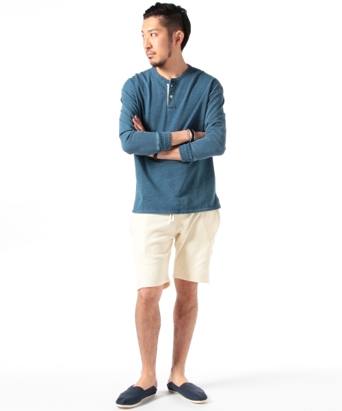 B:MING by BEAMS（ビーミングバイビームス）の「【Smart5月号掲載】RUSSEL ATHLETIC×ビーミング by ビームス / 別注 両面パイルショーツ（その他パンツ・メンズ・オフホワイト/グレー/キャメル/ネイビー・LARGE/SMALL/MEDIUM）」の12枚目の写真