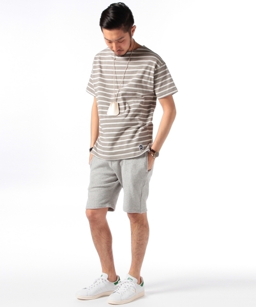 B:MING by BEAMS（ビーミングバイビームス）の「【Smart5月号掲載】RUSSEL ATHLETIC×ビーミング by ビームス / 別注 両面パイルショーツ（その他パンツ・メンズ・オフホワイト/グレー/キャメル/ネイビー・LARGE/SMALL/MEDIUM）」の13枚目の写真