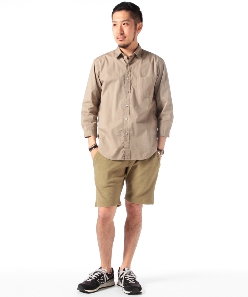 B:MING by BEAMS（ビーミングバイビームス）の「【Smart5月号掲載】RUSSEL ATHLETIC×ビーミング by ビームス / 別注 両面パイルショーツ（その他パンツ・メンズ・オフホワイト/グレー/キャメル/ネイビー・LARGE/SMALL/MEDIUM）」の14枚目の写真