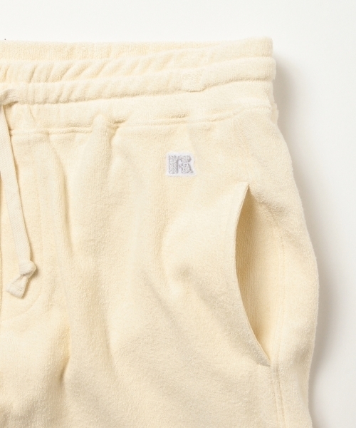 B:MING by BEAMS（ビーミングバイビームス）の「【Smart5月号掲載】RUSSEL ATHLETIC×ビーミング by ビームス / 別注 両面パイルショーツ（その他パンツ・メンズ・オフホワイト/グレー/キャメル/ネイビー・LARGE/SMALL/MEDIUM）」の8枚目の写真