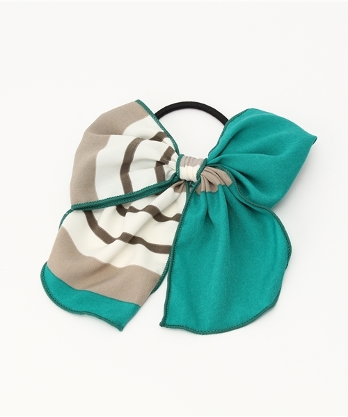 PLAIN CLOTHING（プレーンクロージング）の「マルチボーダーヘアゴム（ヘアゴム・レディース・イエロー/グリーン/ピンク・FREE）」の12枚目の写真