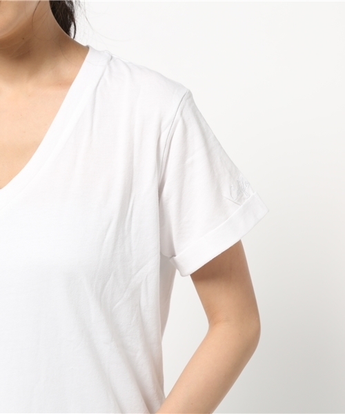 RODEO CROWNS WIDE BOWL（ロデオクラウンズワイドボウル）の「レース ドッキング ワンピース（ワンピース・レディース・ホワイト/ダークネイビー/ブラック・MEDIUM/SMALL）」の4枚目の写真