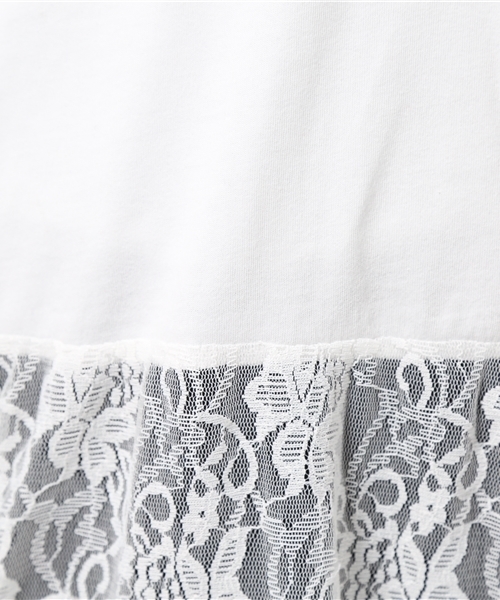 RODEO CROWNS WIDE BOWL（ロデオクラウンズワイドボウル）の「レース ドッキング ワンピース（ワンピース・レディース・ホワイト/ダークネイビー/ブラック・MEDIUM/SMALL）」の6枚目の写真