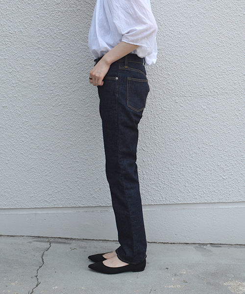 liflattie ships（リフラティ シップス）の「liflattie ships:12OZ ワンウォッシュ デニムパンツ ◇（デニムパンツ・レディース・ネイビー・SMALL/MEDIUM/LARGE）」の3枚目の写真