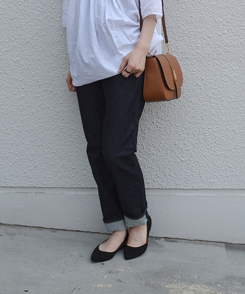 liflattie ships（リフラティ シップス）の「liflattie ships:12OZ ワンウォッシュ デニムパンツ ◇（デニムパンツ・レディース・ネイビー・SMALL/MEDIUM/LARGE）」の8枚目の写真