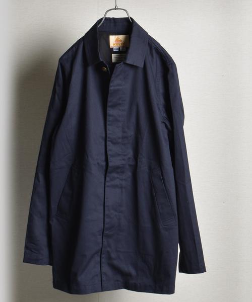 KELTY（ケルティ）の「KELTY×SHIPS GENERAL SUPPLY: 別注 コットンステンカラーコート 16FW■（ステンカラーコート・メンズ・ネイビー/キャメル/オリーブ・MEDIUM/SMALL/LARGE/X-LARGE）」の4枚目の写真