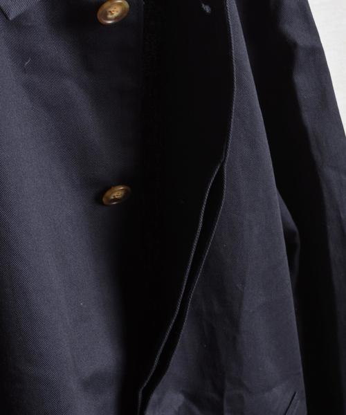 KELTY（ケルティ）の「KELTY×SHIPS GENERAL SUPPLY: 別注 コットンステンカラーコート 16FW■（ステンカラーコート・メンズ・ネイビー/キャメル/オリーブ・MEDIUM/SMALL/LARGE/X-LARGE）」の10枚目の写真