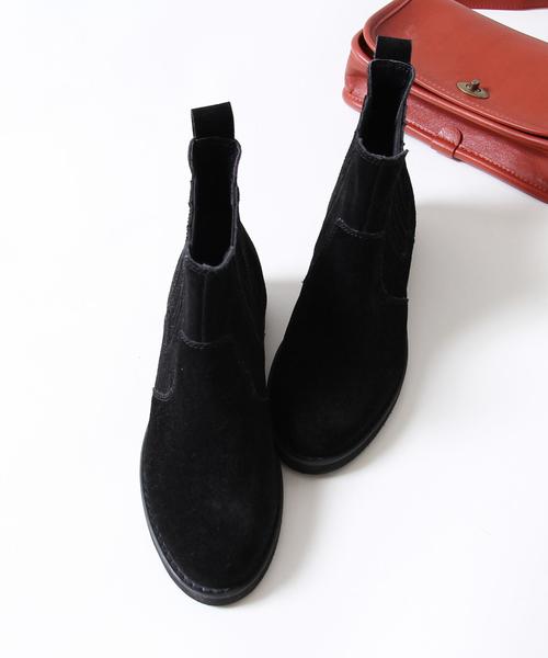 coen（コーエン）の「スエードサイドゴアブーツ（ブーツ・レディース・ブラウン/グレー/ブラック・LARGE/SMALL/MEDIUM）」の6枚目の写真