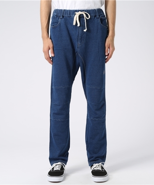 ALDIES（アールディーズ）の「Indigo Moma Pants インディゴ スウェットパンツ（その他パンツ・メンズ・ネイビー/ライトブルー・LARGE/SMALL/MEDIUM）」の5枚目の写真