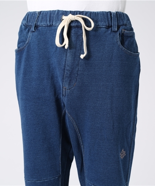 ALDIES（アールディーズ）の「Indigo Moma Pants インディゴ スウェットパンツ（その他パンツ・メンズ・ネイビー/ライトブルー・LARGE/SMALL/MEDIUM）」の6枚目の写真