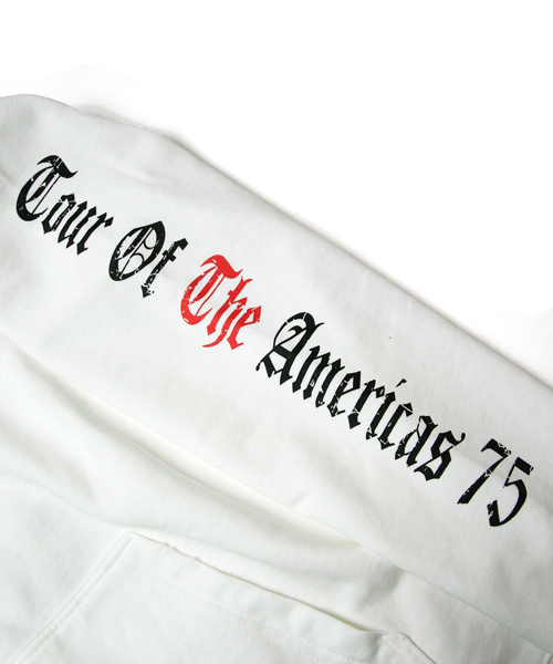 JACKROSE（ジャックローズ）の「The Rolling Stones ハイダメージZIPパーカー（パーカー・メンズ・ホワイト/グレー/ブラック・L/XL/M）」の5枚目の写真