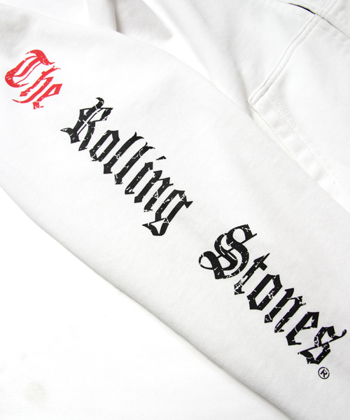 JACKROSE（ジャックローズ）の「The Rolling Stones ハイダメージZIPパーカー（パーカー・メンズ・ホワイト/グレー/ブラック・L/XL/M）」の10枚目の写真