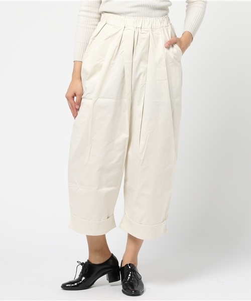 MERLOT（メルロー）の「裾ダブルタックワイドパンツ2224（その他パンツ・レディース・ベージュ/ネイビー/グリーン/ライトブルー/オフホワイト/ベージュ系その他/カーキ・FREE）」の18枚目の写真