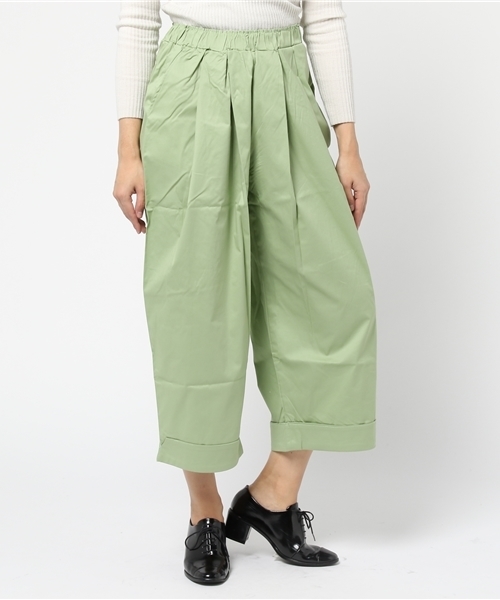 MERLOT（メルロー）の「裾ダブルタックワイドパンツ2224（その他パンツ・レディース・ベージュ/ネイビー/グリーン/ライトブルー/オフホワイト/ベージュ系その他/カーキ・FREE）」の20枚目の写真