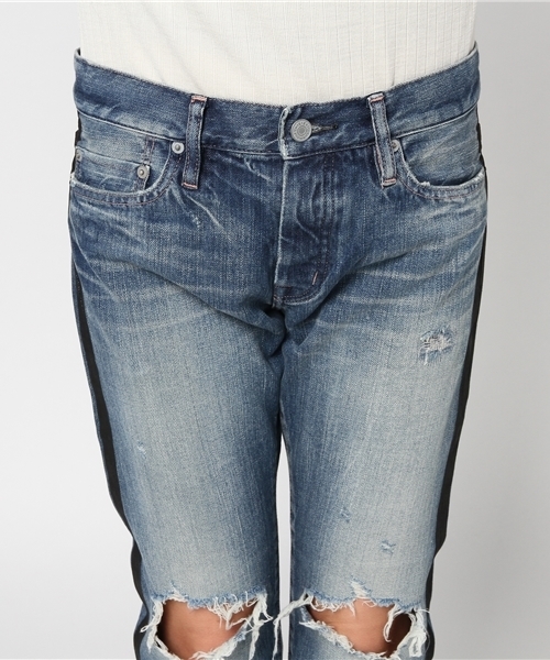 HYSTERIC GLAMOUR(ヒステリックグラマー)の「SPC加工デニム 九分丈スリムPT(デニムパンツ・レディース・インディゴブルー・24inch/25inch/26inch/27inch/28inch)」の8枚目の写真