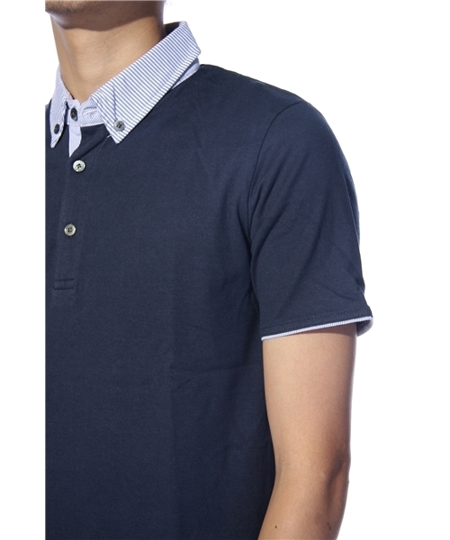 BEAMS(ビームス)の「BEAMS / 布帛襟ポロ(ポロシャツ・メンズ・ホワイト/ライトグレー/ブラック/ネイビー・SMALL/MEDIUM/LARGE)」の8枚目の写真