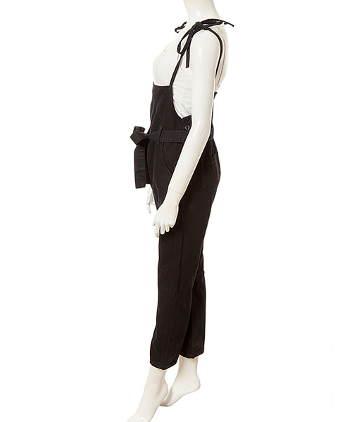 fifth(フィフス)の「キャミソールデザインコンビネゾン(つなぎ/オールインワン・レディース・ブルー/ブラック・LARGE/MEDIUM/SMALL)」の4枚目の写真