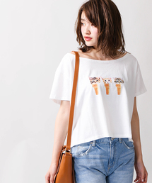 WEGO | WEGO/にゃんスクリームオフショルカットソー(Tシャツ/カットソー)