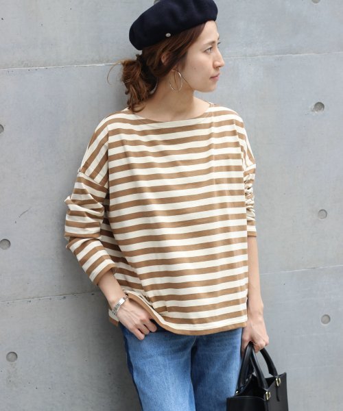 ORCIVAL（オーシバル）の「ORCIVAL ボーダー9分袖T◇（Tシャツ