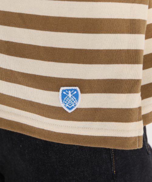 ORCIVAL(オーシバル)の「ORCIVAL ボーダー9分袖T◆(Tシャツ/カットソー・レディース・ブラウン/グリーン/キャメル/レッド・FREE)」の19枚目の写真