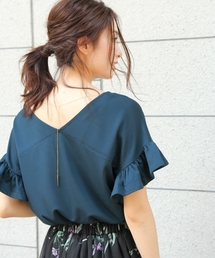 Andemiu | ソデフリルアクセツキＴＯＰＳ767615(シャツ/ブラウス)