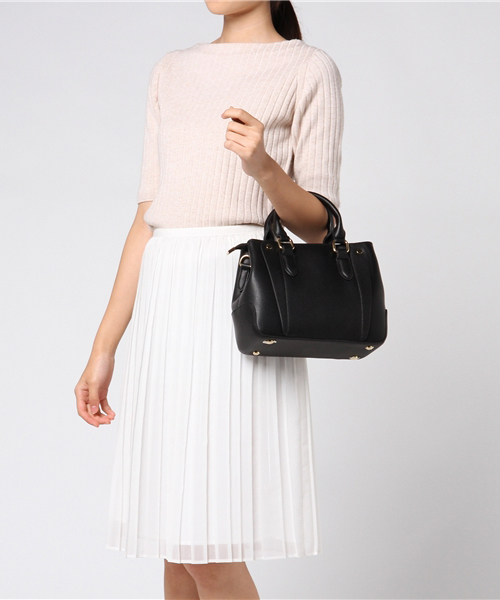 PLAIN CLOTHING（プレーンクロージング）の「マニッシュ2wayショルダー【PLAIN CLOTHING】（ショルダーバッグ・レディース・ネイビー/グレー/ブラック/ベージュ・FREE）」の6枚目の写真