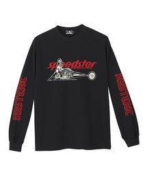 ヒステリックグラマー　speedster プリント 長袖カットソー 黒 ヒステリックグラマー speedster プリント 長袖カットソー 黒