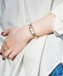 VIDA+ | 【VIDA+】Rectangular レクタンギュラー J83907 GD(アナログ腕時計)