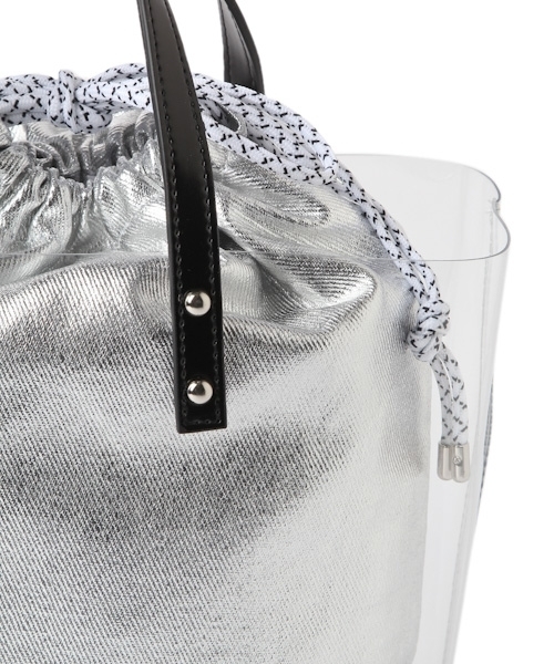 Andemiu（アンデミュウ）の「キンチャクツキシースルートート775751（トートバッグ・グレー/ブラウン・FREE）」の17枚目の写真