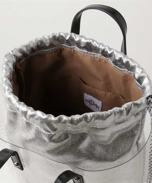 Andemiu（アンデミュウ）の「キンチャクツキシースルートート775751（トートバッグ・グレー/ブラウン・FREE）」の5枚目の写真