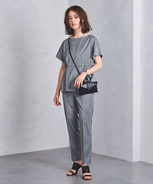 UNITED ARROWS（ユナイテッドアローズ）の「UBCB P/R ツイル ダブルギャザー プルオーバー ◆（シャツ/ブラウス・レディース・グレー/ブラック/パープル・36/38）」の10枚目の写真