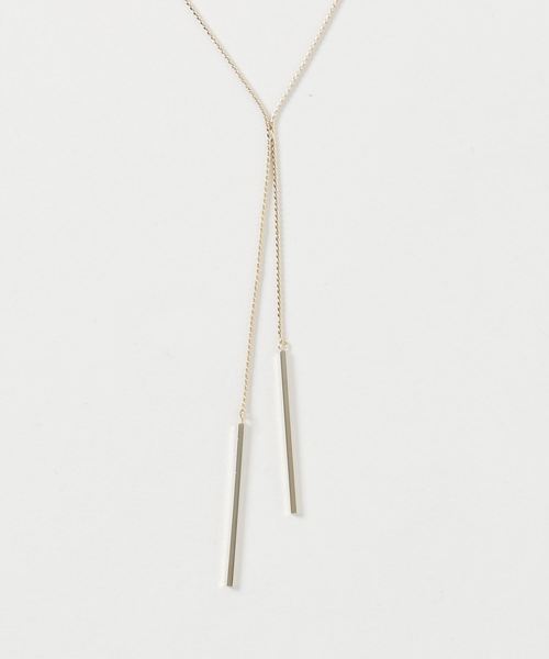RIVE DROITE(リヴドロワ)の「ツインバーネックレス(ネックレス・レディース・シルバー/ゴールド・FREE)」の2枚目の写真