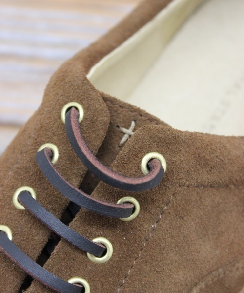 JOURNAL STANDARD（ジャーナルスタンダード）の「●スエード クロスステッチ スニーカー（スニーカー・メンズ・ネイビー/グリーン/レオパード/ウッド/タン/スミクロ・40/42/41）」の8枚目の写真