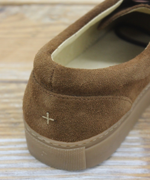 JOURNAL STANDARD（ジャーナルスタンダード）の「●スエード クロスステッチ スニーカー（スニーカー・メンズ・ネイビー/グリーン/レオパード/ウッド/タン/スミクロ・40/42/41）」の10枚目の写真